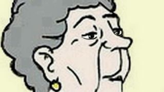 Похотливая бабка на пляже мечтает о большом члене молоденького парня